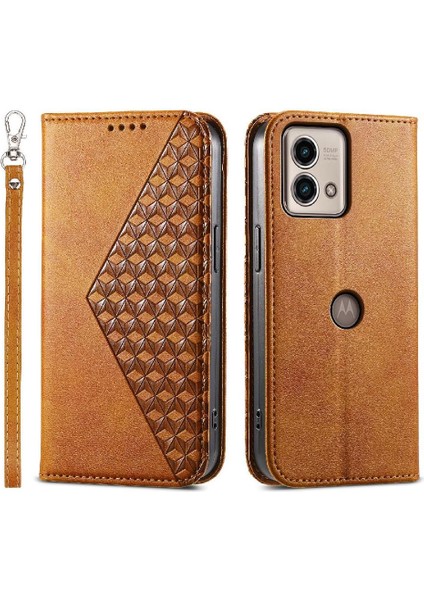 Motorola Moto G Stylus 5g 2023 Eşkenar Dörtgen Şekli Günlük Kullanım Standı Için Flip Case (Yurt Dışından)