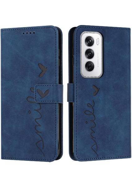 Oppo Oppo 12 5g Için Flip Case Kickstand Aşk Cüzdan Pu Deri Yan Kart (Yurt Dışından)