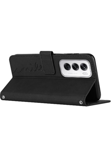 Oppo Oppo 12 5g Için Flip Case Kickstand Aşk Cüzdan Pu Deri Yan Kart (Yurt Dışından) modelleri