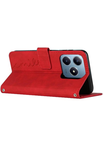 Realme C61 Kart Ekleme Pu Deri Yan Toka Aşk Için Flip Case (Yurt Dışından) modelleri