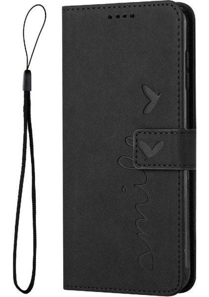 Realme C61 Kart Ekleme Pu Deri Yan Toka Aşk Için Flip Case (Yurt Dışından)