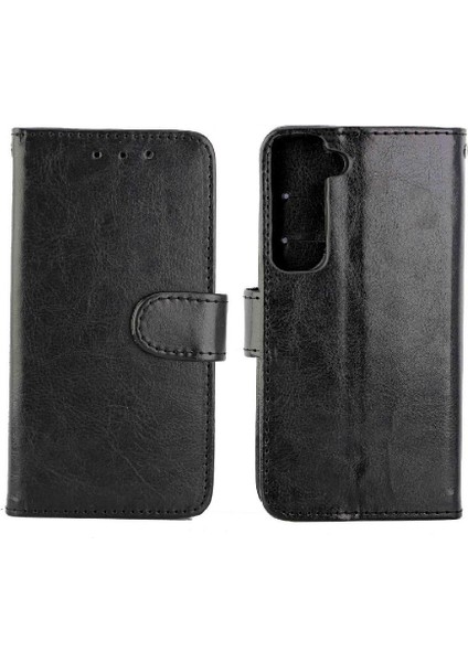 Samsung Galaxy S22 5g Kickstand Manyetik Kapatma Kartı Pu Için Flip Case (Yurt Dışından)