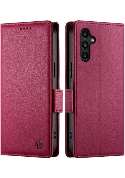 Samsung Galaxy A15 Iş Cüzdan Günlük Kullanım Flip Kart Yuvaları Için Flip Case (Yurt Dışından)