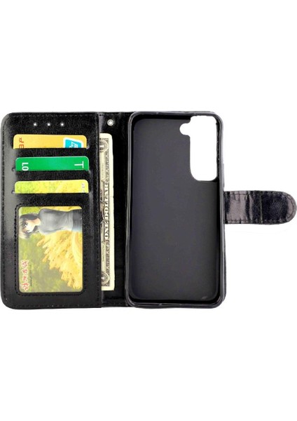 Samsung Galaxy S22 5g Kickstand Manyetik Kapatma Kartı Pu Için Flip Case (Yurt Dışından) fiyatları