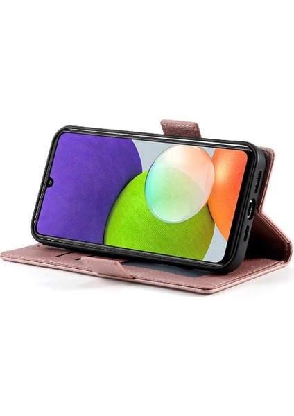 Samsung Galaxy A22 4g Kart Yuvaları Için Flip Case Cüzdan Günlük Kullanım Flip (Yurt Dışından)