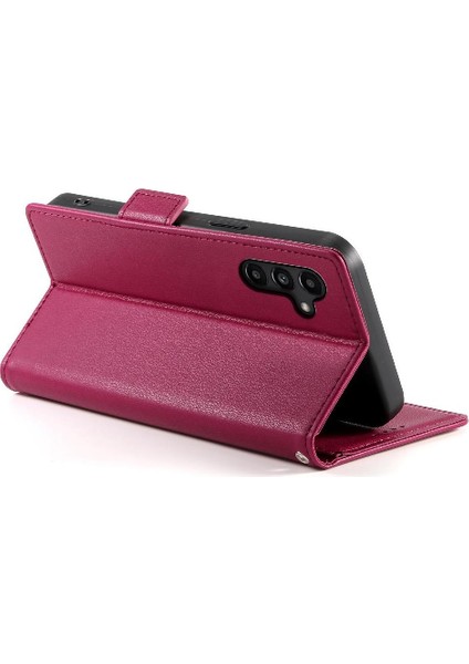 Samsung Galaxy A15 Iş Cüzdan Günlük Kullanım Flip Kart Yuvaları Için Flip Case (Yurt Dışından)