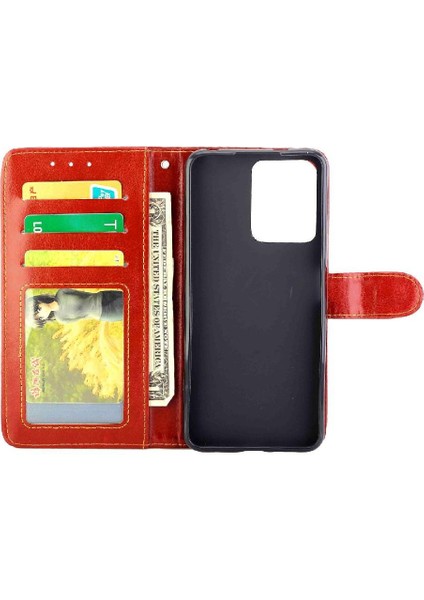 Xiaomi Redmi Not 12 Için Flip Case 4g Kickstand Manyetik Kapatma Kartı Pu (Yurt Dışından) modelleri
