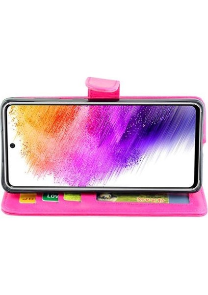 Samsung Galaxy A73 5g Kart Tutucu Pu Deri Kickstand Için Flip Case (Yurt Dışından) fırsatları