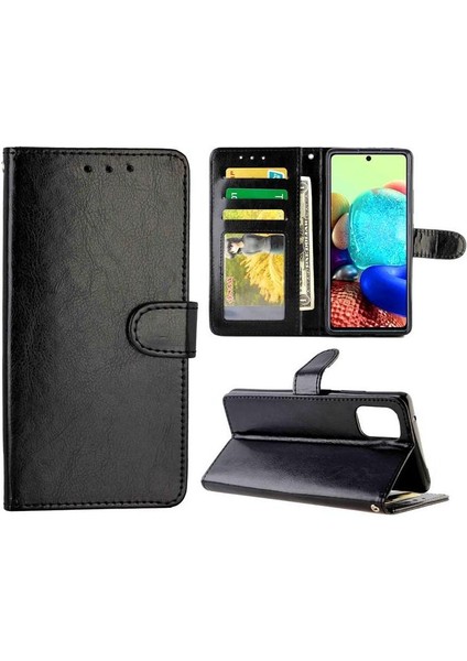 Samsung Galaxy A71 5g Manyetik Kapatma Kart Tutucu Pu Için Flip Case (Yurt Dışından)