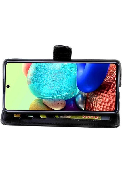 Samsung Galaxy A71 5g Manyetik Kapatma Kart Tutucu Pu Için Flip Case (Yurt Dışından)