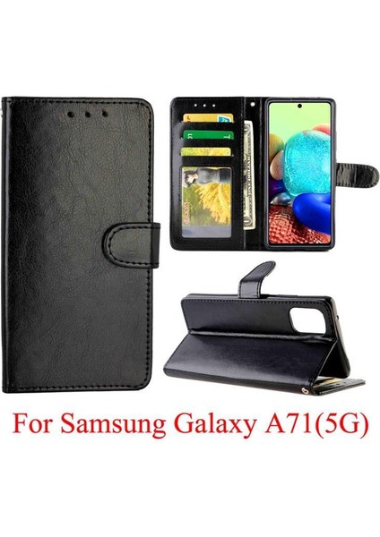 Samsung Galaxy A71 5g Manyetik Kapatma Kart Tutucu Pu Için Flip Case (Yurt Dışından)