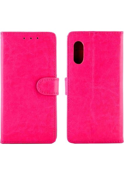 SZY Mall Samsung Galaxy Xcover Pro Kickstand Kart Tutucu Pu Deri Için Flip Case (Yurt Dışından)