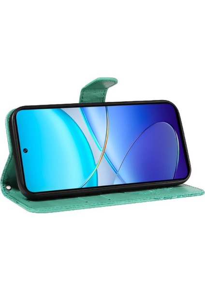 Vıvo V40 Se 5g Için Flip Case Kredi Kartı Yuvası ile Ayrılabilir El Kayışı (Yurt Dışından) modelleri