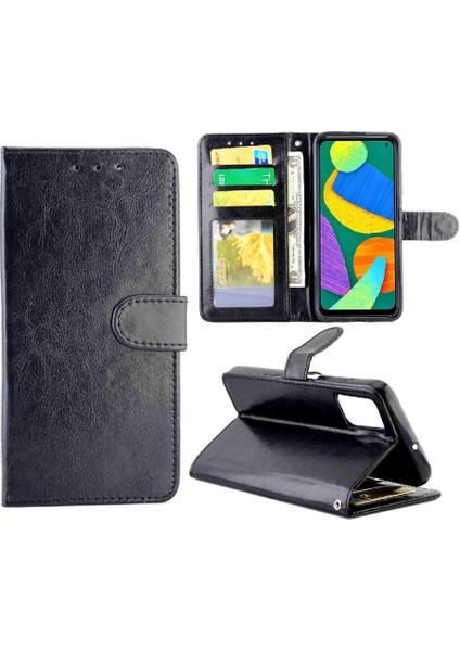 Samsung Galaxy F52 5g Kart Tutucu Manyetik Kapatma Kickstand Için Flip Case (Yurt Dışından) fırsatları