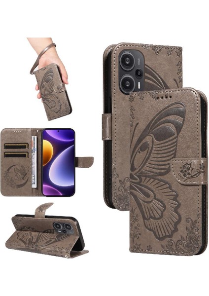 Kredi Kartı Yuvası ile Xiaomi Redmi Not 12 Turbo Için Flip Case Ayrılabilir (Yurt Dışından)