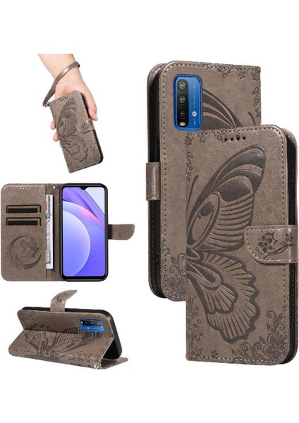 Kredi Kartı Yuvası ile Xiaomi Redmi 10X 4g Için Flip Case Yüksek Kalite El (Yurt Dışından)