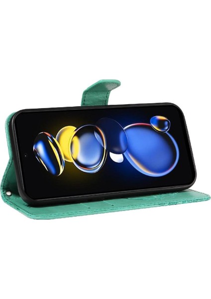 Xiaomi Redmi Not 12T Pro Için Flip Case Kredi Kartı Yuvası ile Yüksek Kalite (Yurt Dışından)