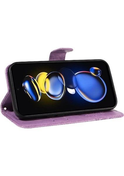 Xiaomi Redmi Not 12T Pro Için Flip Case Kredi Kartı Yuvası ile Yüksek Kalite (Yurt Dışından)