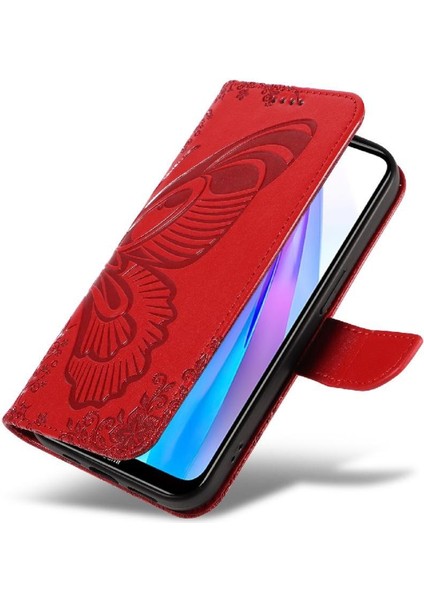 Xiaomi Redmi Not 8t Için Flip Case Kredi Kartı ile Ayrılabilir El Kayışı (Yurt Dışından)