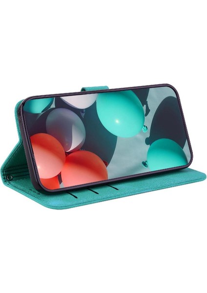 Telefon Kılıfı Için IPhone 16 Pro Max Kart Yuvası Fonksiyonu Cüzdan Flip Folio Pu (Yurt Dışından)