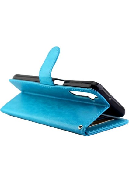 Samsung Galaxy M14 5g Darbeye Kickstand Kart Tutucu Pu Için Flip Case (Yurt Dışından)