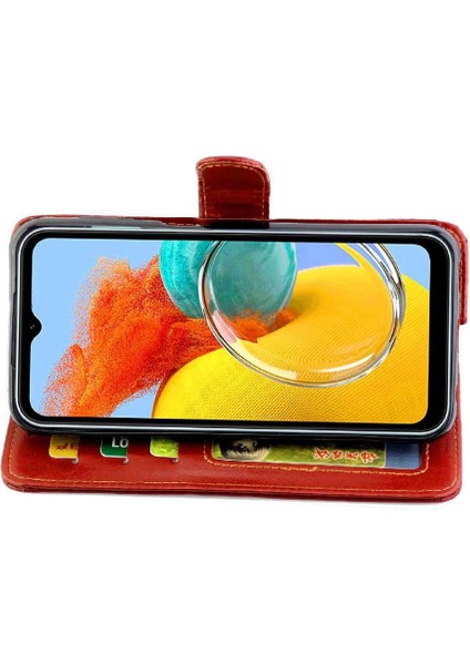 Samsung Galaxy M14 5g Darbeye Kickstand Kart Tutucu Pu Için Flip Case (Yurt Dışından) indirimleri