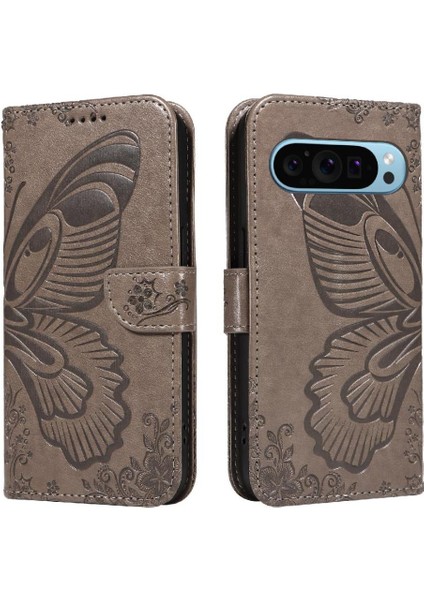 Kredi Kartı Yuvası Yüksek Kaliteli Deri ile Google Pixel 9 Için Flip Case (Yurt Dışından) indirimleri
