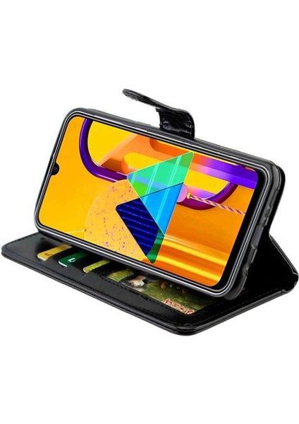 SZY Mall Samsung Galaxy M30S Manyetik Kapatma Pu Deri Kart Tutucu Için Flip Case (Yurt Dışından)