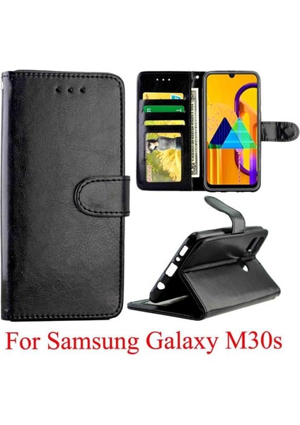 SZY Mall Samsung Galaxy M30S Manyetik Kapatma Pu Deri Kart Tutucu Için Flip Case (Yurt Dışından)