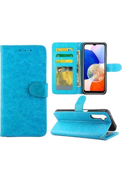 Samsung Galaxy A14 5g Manyetik Kapatma Darbeye Kickstand Için Flip Case (Yurt Dışından)