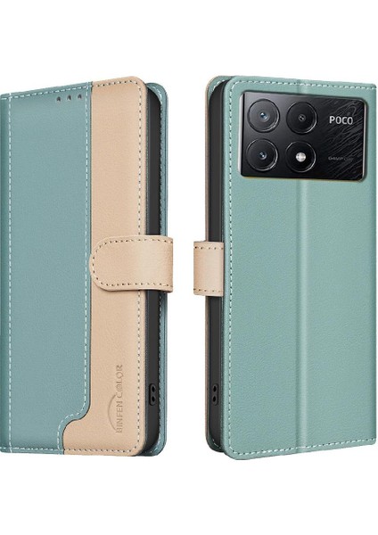 Xiaomi Poco X6 Pro 5g Flip Folio Kickstand Darbeye Tpu Için Flip Case (Yurt Dışından)