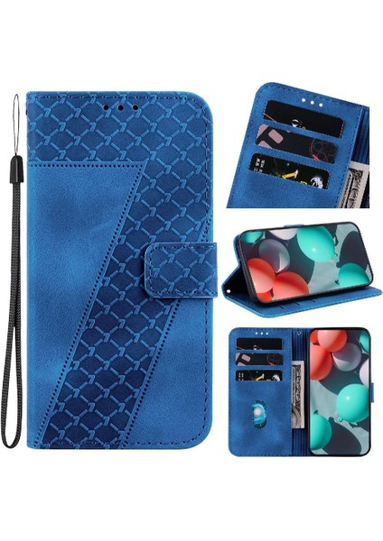 Telefon Kılıfı Için Xiaomi Poco M6 4g Flip Folio Kapak Pu Deri Cüzdan Kart (Yurt Dışından)