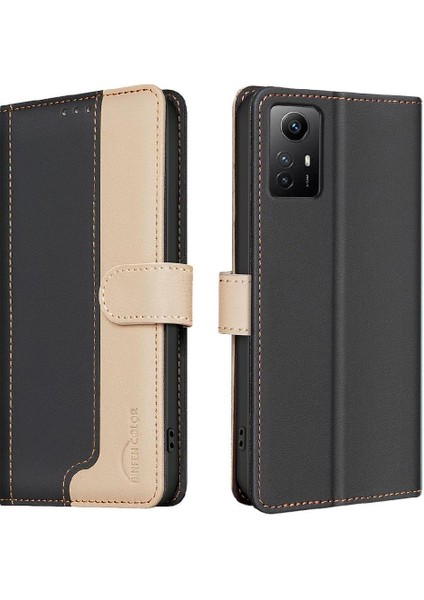 Xiaomi Redmi Not 11 Için Flip Case 4g Flip Folio Kickstand Rfıd Engelleme (Yurt Dışından)