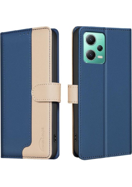 Xiaomi Redmi Not 12 Için Flip Case 5g Darbeye Tpu Iç Kabuk Kart Çevirme (Yurt Dışından)