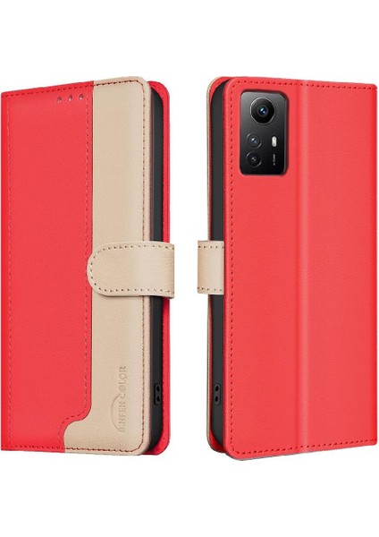 SZY Mall Xiaomi Redmi Not 12S Için Flip Case Kickstand Kart Yuvaları Tutucu Flip Folio (Yurt Dışından)