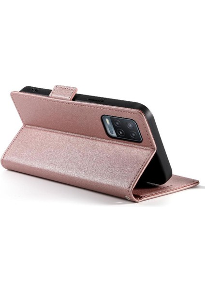 Oppo A54 Cüzdan Günlük Kullanım Için Flip Case Kartvizit Yuvaları Çevirin (Yurt Dışından)