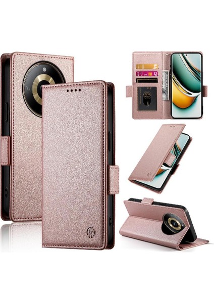 Realme 11 Pro Flip Kartvizit Yuvaları Cüzdan Günlük Kullanım Için Flip Case (Yurt Dışından)