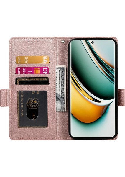 Realme 11 Pro Flip Kartvizit Yuvaları Cüzdan Günlük Kullanım Için Flip Case (Yurt Dışından)