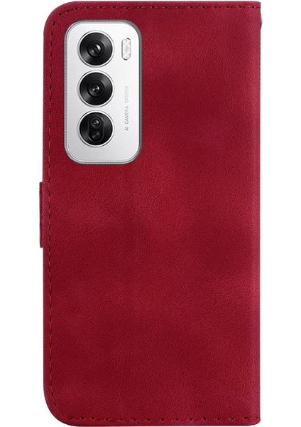 Oppo Phone 12 5g Için Telefon Kılıfı Pu Deri Kart Yuvası Fonksiyonu Cüzdan Flip (Yurt Dışından) fırsatları
