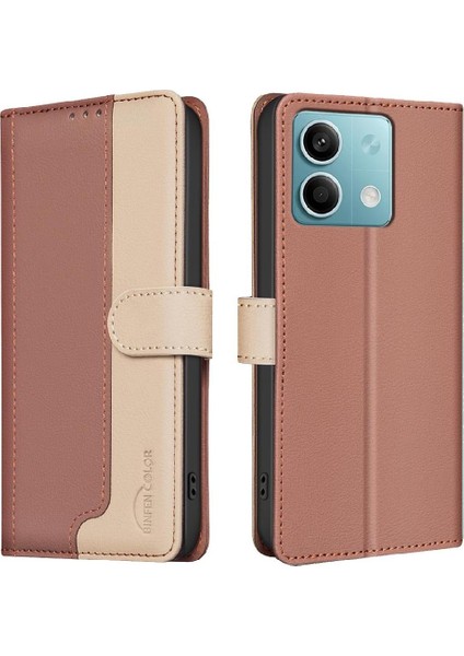 Xiaomi Redmi Not 13 Için Flip Case 4g Kart Yuvaları Tutucu Kickstand Flip Tpu (Yurt Dışından)