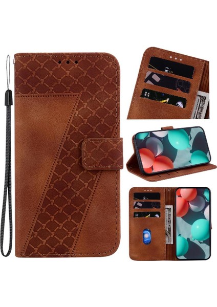 Oppo Phone 12 Pro 5g Için Telefon Kılıfı Kart Yuvası Fonksiyonu Kabartmalı Desen Pu (Yurt Dışından) fiyatları