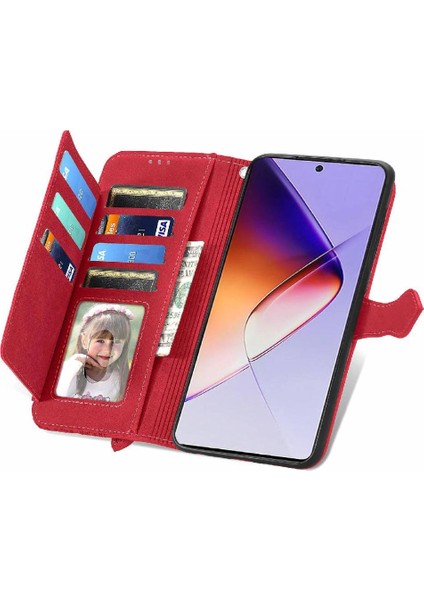 Infinix Not 40 Çok Renkli Çoklu Kart Yuvası Flip Fermuar Için Flip Case (Yurt Dışından)