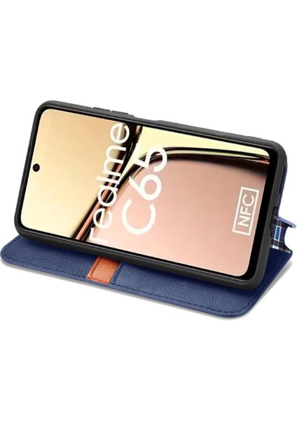 Realme C65 Için Flip Case Moda Tasarım Deri Kılıf Kapak Kapak Cüzdan (Yurt Dışından) fiyatları