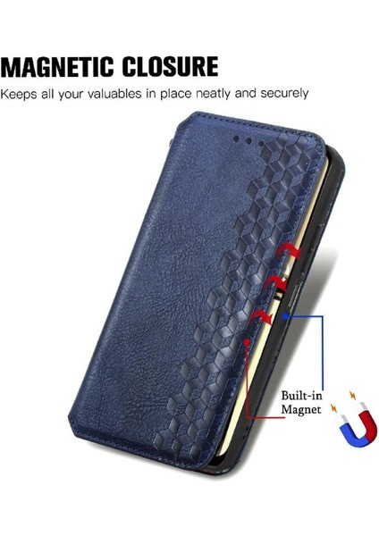 Realme C65 Için Flip Case Moda Tasarım Deri Kılıf Kapak Kapak Cüzdan (Yurt Dışından) modelleri