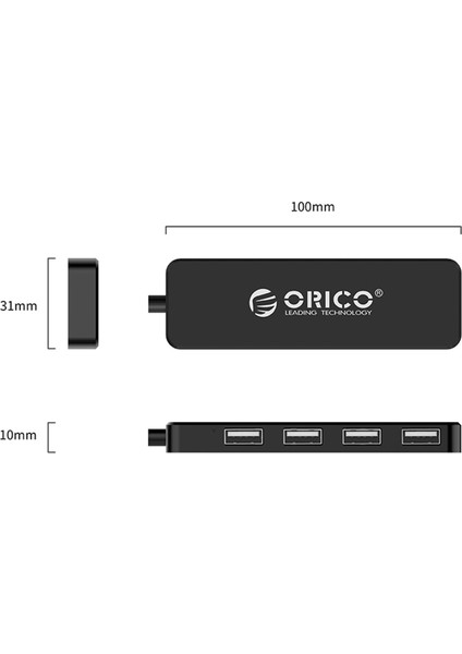 FL01 4 Portlu Usb-A Hub Çoklayıcı