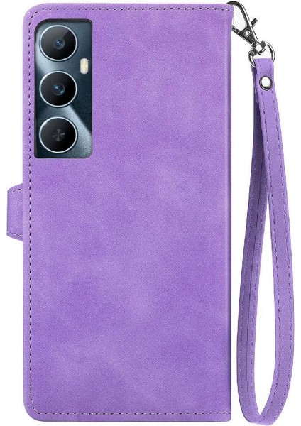 Realme C65 Iş Çevirme Fermuar Tarzı Cüzdan Çok Renkli Için Flip Case (Yurt Dışından) modelleri