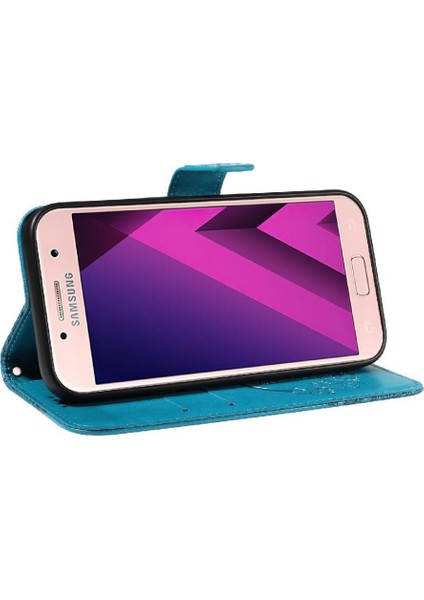 Kredi Kartı Yuvası ile Samsung Galaxy A3 2017 Için Flip Case Yüksek Kalite (Yurt Dışından)