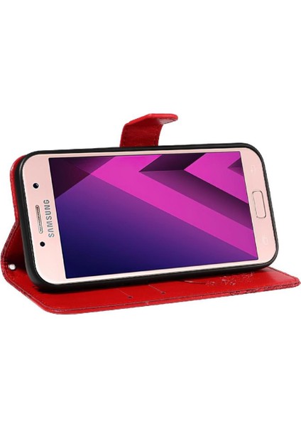 Kredi Kartı Yuvası ile Samsung Galaxy A3 2017 Için Flip Case Yüksek Kalite (Yurt Dışından)