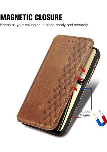 Realme C65 Için Flip Case Moda Tasarım Deri Kılıf Kapak Kapak Cüzdan (Yurt Dışından) fırsatları