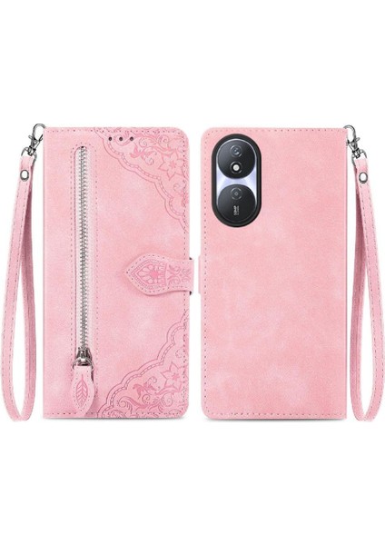 Honor Oynamak Için Flip Case 50 Artı Flip Fermuar Tarzı Cüzdan Çoklu Kart Yuvası (Yurt Dışından)
